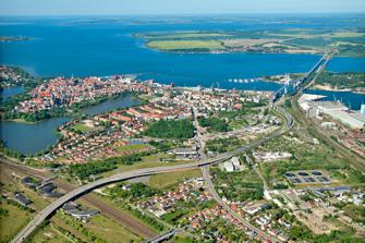 Kurzurlaub Stralsund - Luftbild